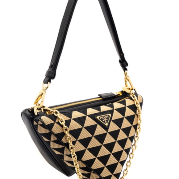 PRADA Double Triangle Symbole Mini Bags - Picture 9 of 10